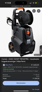 Hogedrukreiniger Comet K250 Classic, Ophalen, Gebruikt, Elektrisch, Met regelbare waterdruk