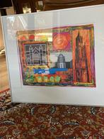 Mooie ingelijste lithografien van Maastricht, Antiek en Kunst, Kunst | Litho's en Zeefdrukken, Ophalen