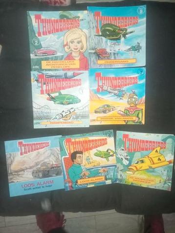 7 x Thunderbirds Stripboeken Collectie beschikbaar voor biedingen
