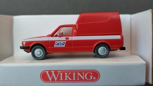 Volkswagen VW Caddy mk1 Brandweer 1:87 Wiking Pol, Hobby en Vrije tijd, Modelauto's | 1:87, Zo goed als nieuw, Auto, Wiking, Ophalen of Verzenden