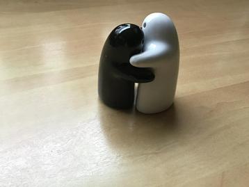 Peper- en zoutstel knuffelende spookjes Halloween beschikbaar voor biedingen