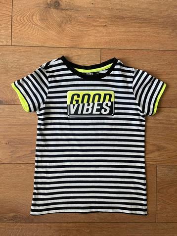 Europe Kids zwart wit gestreept t-shirt maat 122/128 beschikbaar voor biedingen
