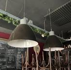 13 Tsjechische Fabriekslampen - Cafe/Restaurant, Huis en Inrichting, Ophalen, Gebruikt, Minder dan 50 cm