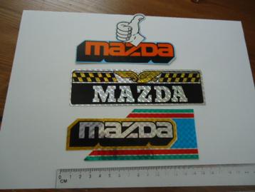sticker oud MAZDA auto oldtimer logo retro japan car beschikbaar voor biedingen
