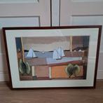 Hans Paus 2 x schilderij, Antiek en Kunst, Ophalen of Verzenden