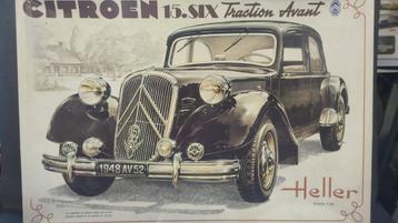 Citroen Traction Avant 15cv six 1:24 Heller Kit Pol  beschikbaar voor biedingen