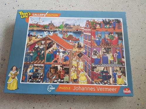 Thats life puzzel Gallery edition Johannes Vermeer 1000, Hobby en Vrije tijd, Denksport en Puzzels, Zo goed als nieuw, Legpuzzel