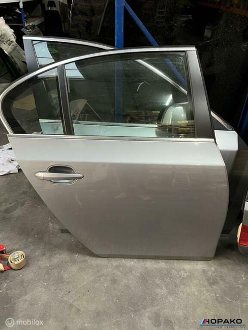 Achterdeur rechts portier deur E60 Silbergrau metallic, Auto-onderdelen, Carrosserie en Plaatwerk, Deur, BMW, Achter, Rechts, Gebruikt