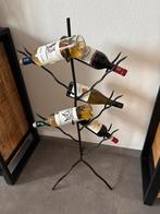 Industrieel Wijnrek - 5 flessen - Zwart Staal, Huis en Inrichting, Woonaccessoires | Wijnrekken, Ophalen, 5 tot 15 flessen, Zo goed als nieuw