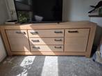 Dressoir White Wash Eikenhout, Ophalen, 150 tot 200 cm, Eikenhout, Zo goed als nieuw
