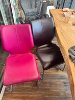 Bree s world eetkamer stoel Luna 6 stuks, Huis en Inrichting, Stoelen, Gebruikt, Overige kleuren, Leer, Ophalen of Verzenden