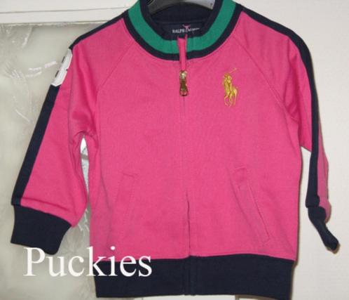 Roze Ralph Lauren vest maat 68 *NIEUW* (8735) a, Kinderen en Baby's, Babykleding | Maat 68, Nieuw, Meisje, Truitje of Vestje, Ophalen of Verzenden