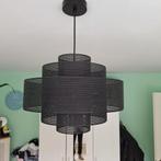 Zwart metalen Led hanglamp 1 of 2 stuks, Huis en Inrichting, Lampen | Hanglampen, Minder dan 50 cm, Metaal, Zo goed als nieuw