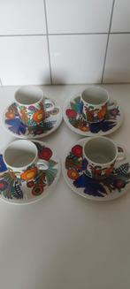 4 kop en schotels van Acapulco Villeroy & Boch, Ophalen of Verzenden, Zo goed als nieuw, Kop en/of schotel