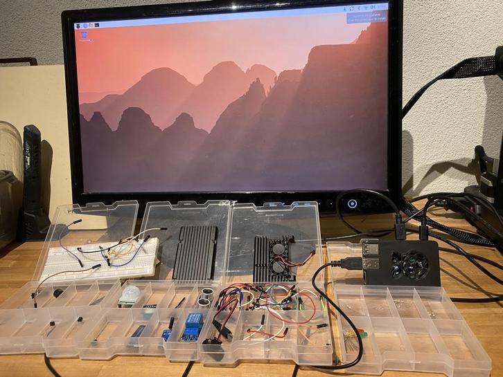 Raspberry Pi4 incl. toebehoren, Computers en Software, Moederborden, Zo goed als nieuw, Overige typen, DDR4, Ophalen of Verzenden