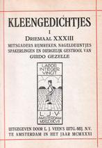 Gezelle, Guido - Kleengedichtjes (1931), Antiek en Kunst, Ophalen of Verzenden