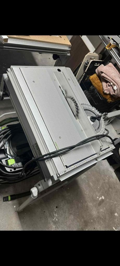 Festool CMS-GE met inleg ts55r freesmodule en inleg frees, Doe-het-zelf en Verbouw, Gereedschap | Zaagmachines, Zo goed als nieuw