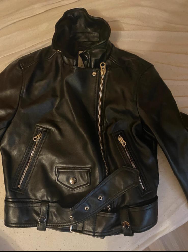 Leren jas, Kleding | Heren, Ophalen, Zo goed als nieuw, Zwart