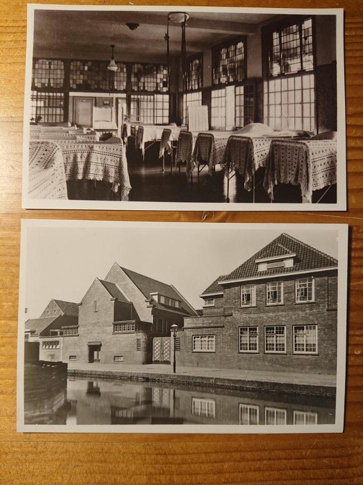 Ansichtkaart 2x Sint Joris Delft (nu GGZ Delfland), Verzamelen, Ansichtkaarten | Nederland, Ongelopen, Zuid-Holland, 1920 tot 1940