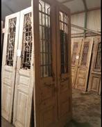 ANTIEKE DUBBELE DEUR 121 X 277 CM, Ophalen of Verzenden