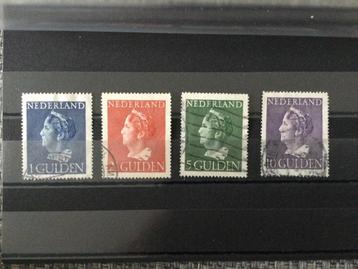 NVPH 346-349, cat.w. €99,00 beschikbaar voor biedingen