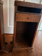 Houten kastje / bijzettafeltje / nachtkastje, Huis en Inrichting, Slaapkamer | Nachtkastjes, Gebruikt, Minder dan 45 cm, Hout