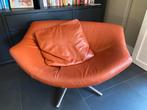 Leren Fauteuil Label Gigi Gerard van den Berg, Huis en Inrichting, Fauteuils, Ophalen, Gebruikt, 75 tot 100 cm, 50 tot 75 cm