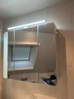 Spiegelkast badkamer - 3 deuren, Huis en Inrichting, Ophalen, 50 tot 100 cm, Minder dan 25 cm, Minder dan 100 cm