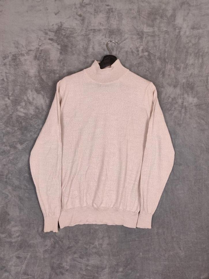 Zuitable Trui Coltrui L Merino Wol grijs, Kleding | Heren, Truien en Vesten, Zo goed als nieuw, Maat 52/54 (L), Grijs, Ophalen of Verzenden