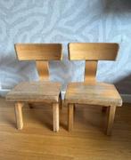 Houten Peuter Stoelen Set, Ophalen, Gebruikt, Stoel(en)