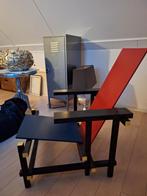 Replica Rietveld Rood-blauwe stoel, Ophalen of Verzenden, Zo goed als nieuw
