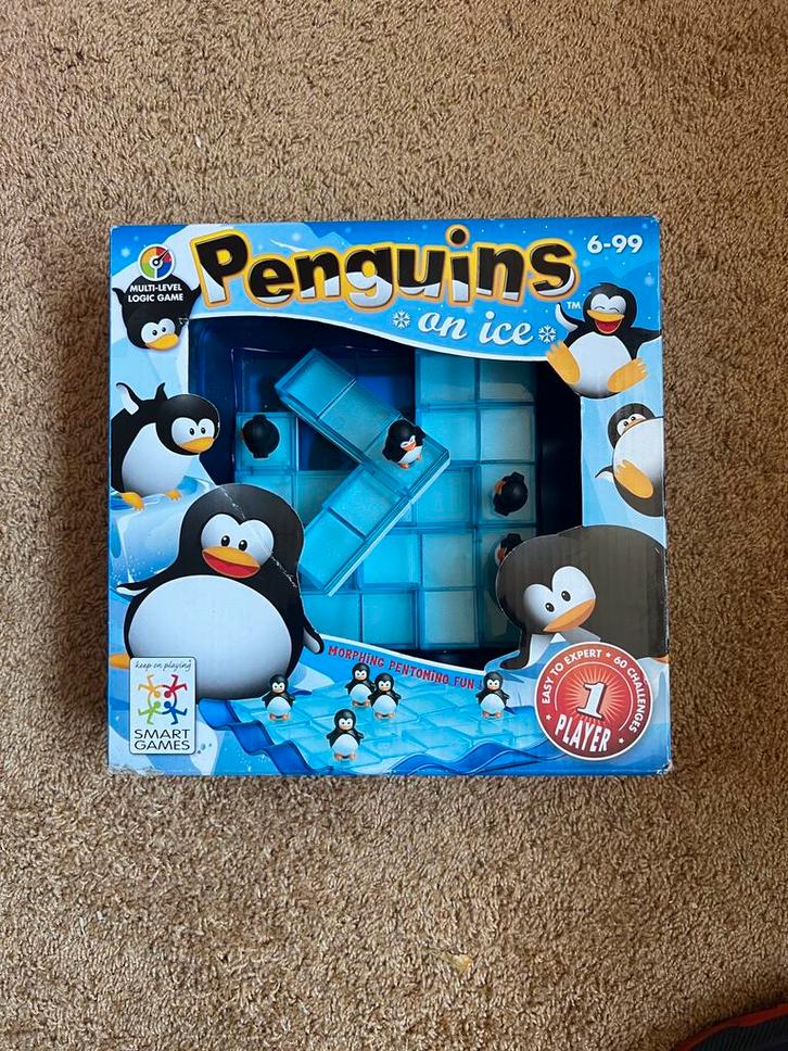 Pinguins  on ice Smartgame, Hobby en Vrije tijd, Gezelschapsspellen | Kaartspellen, Gebruikt, Een of twee spelers, Ophalen of Verzenden