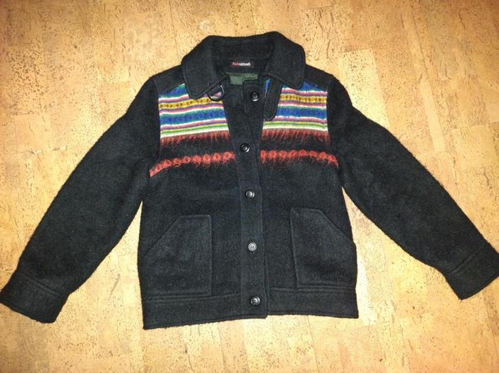 Wollen jas maat 38, Kleding | Dames, Jassen | Winter, Gedragen, Maat 38/40 (M), Zwart, Ophalen