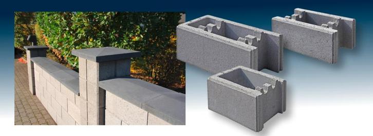 Bekistingsblokken-Volstortblokken-Holle wandblokken, Doe-het-zelf en Verbouw, Metselstenen, Nieuw, Beton, Verzenden