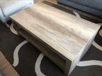 Eiken salontafel, 100 tot 150 cm, Eikenhout, Zo goed als nieuw, Minder dan 50 cm