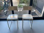 Stoelen Gispen stijl, Huis en Inrichting, Stoelen, Ophalen, Gebruikt, Twee, Wit