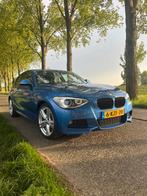 BMW 1-Serie (f21) 114i 75KW 3-DR 2013 Estoril Blauw, Origineel Nederlands, Te koop, 5 stoelen, Benzine