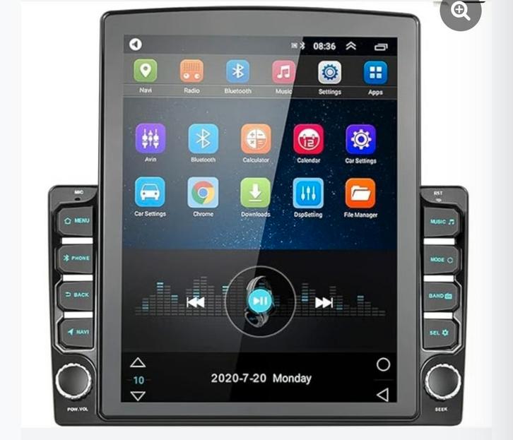 Fiat Ducato Camper Radio Navigatie Android Auto met camera, Caravans en Kamperen, Camper-accessoires, Ophalen of Verzenden