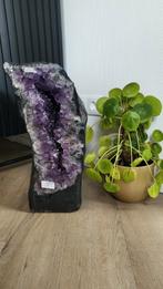 Prachtige amethist geode Brazilië met bergkristal, Verzamelen, Mineralen en Fossielen, Ophalen of Verzenden, Mineraal