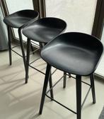 HAY About a Stool AAS32 Barkruk, drie voor €200,-, Huis en Inrichting, Barkrukken, Gebruikt, 60 tot 90 cm, 3 krukken, Ophalen