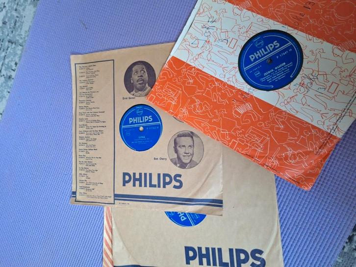 Jaren 50/60 vinyl 4 stuks nederlandstalig, Cd's en Dvd's, Vinyl | Nederlandstalig, Gebruikt, Levenslied of Smartlap, Overige formaten