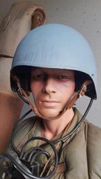 Us navy talker helm en head set  ww 2, Verzamelen, Militaria | Tweede Wereldoorlog, Ophalen of Verzenden, Marine, Amerika, Helm of Baret