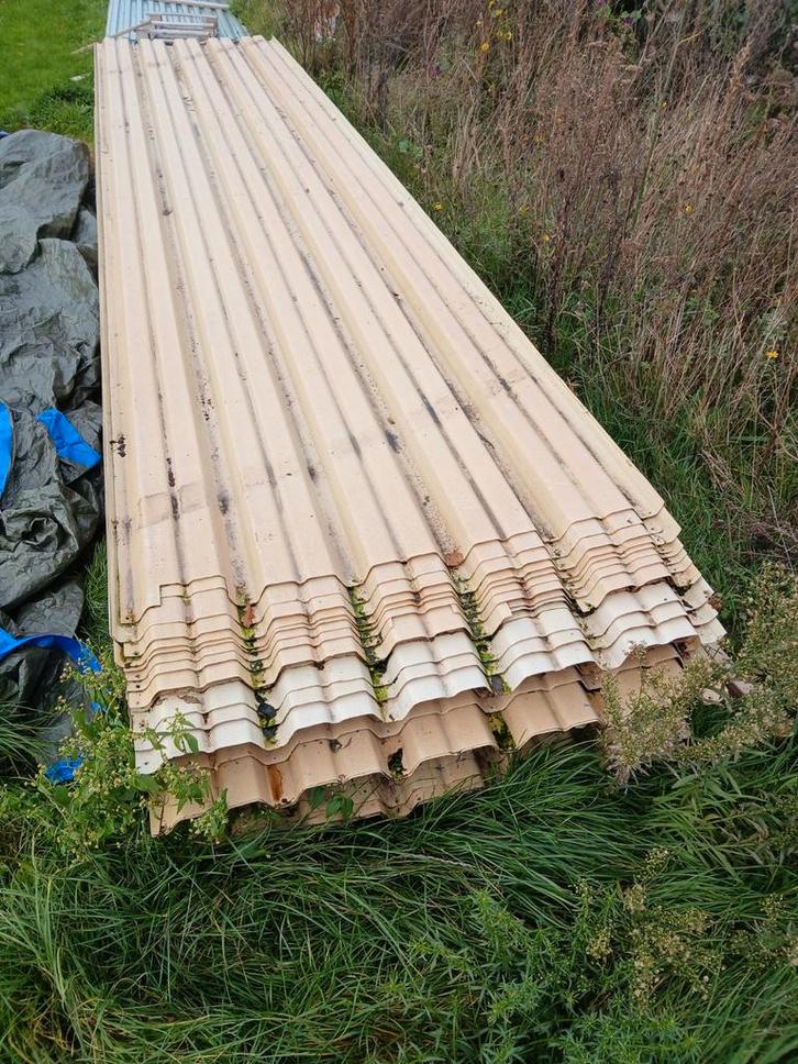 Polyester Damwandplaten - Dakbedekking, Doe-het-zelf en Verbouw, Platen en Panelen, Gebruikt, Overige materialen, Minder dan 20 mm