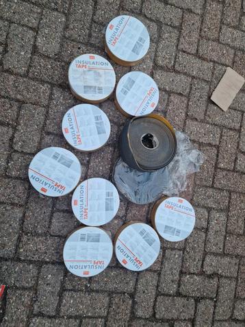  11 keer 10 meter isolatie tape leidingen nieuw  beschikbaar voor biedingen