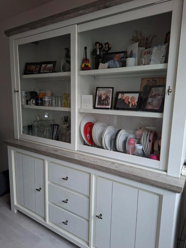 Mooie Vitrinekast/Dressoir met Verlichting, Huis en Inrichting, Kasten | Buffetkasten, 25 tot 50 cm, Ophalen