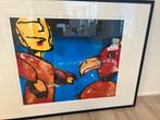 Herman brood met papagaai Cor, Ophalen
