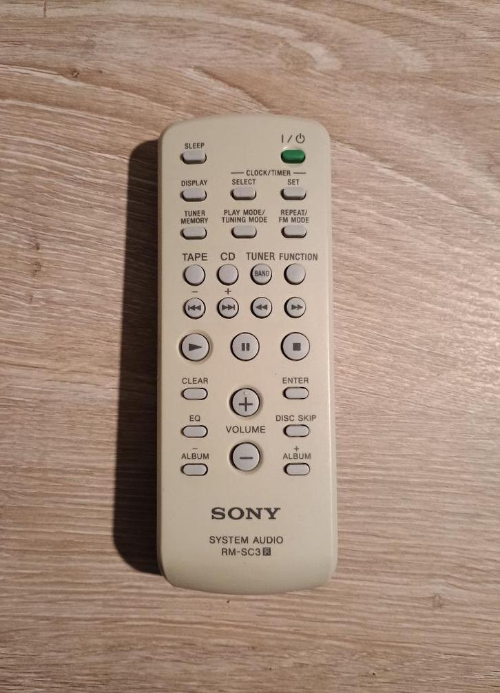 Sony rm-sc3 afstandsbediening origineel hifi system nr2, Audio, Tv en Foto, Afstandsbedieningen, Gebruikt, Origineel, Ophalen of Verzenden