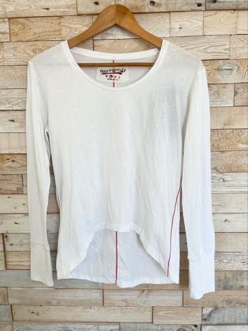Trueprodigy longsleeve achter langer wit, maat S beschikbaar voor biedingen