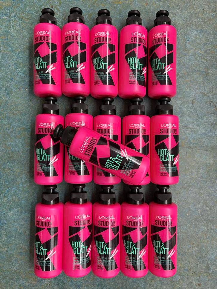 L'Oréal Studio Line Hot & Glatt - 16 stuks!, Sieraden, Tassen en Uiterlijk, Uiterlijk | Haarverzorging, Nieuw, Gel, Wax, Haarlak of Mousse