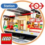 LEGO – City, Treinstation, Kinderen en Baby's, Speelgoed | Duplo en Lego, Complete set, Gebruikt, Ophalen of Verzenden, Lego